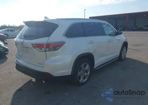 2015 Toyota Highlander Limited Platinum V6 z USA, uszkodzony, nr VIN 5TDYKRFH1FS049826
